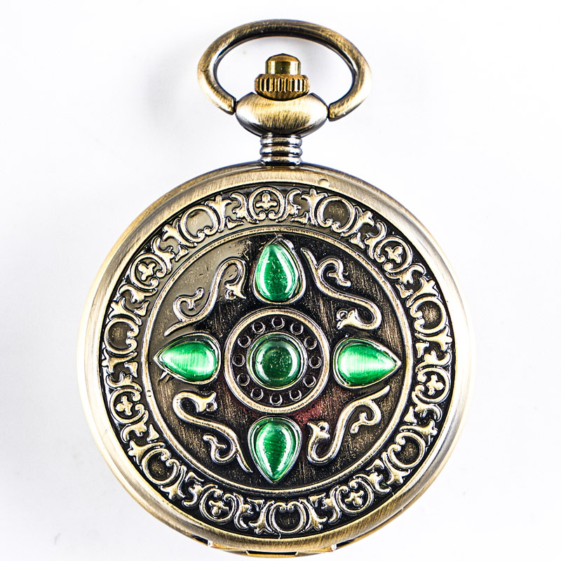 Retro Flip-Open Mechanical Pocket Watch, picture 2 of 6