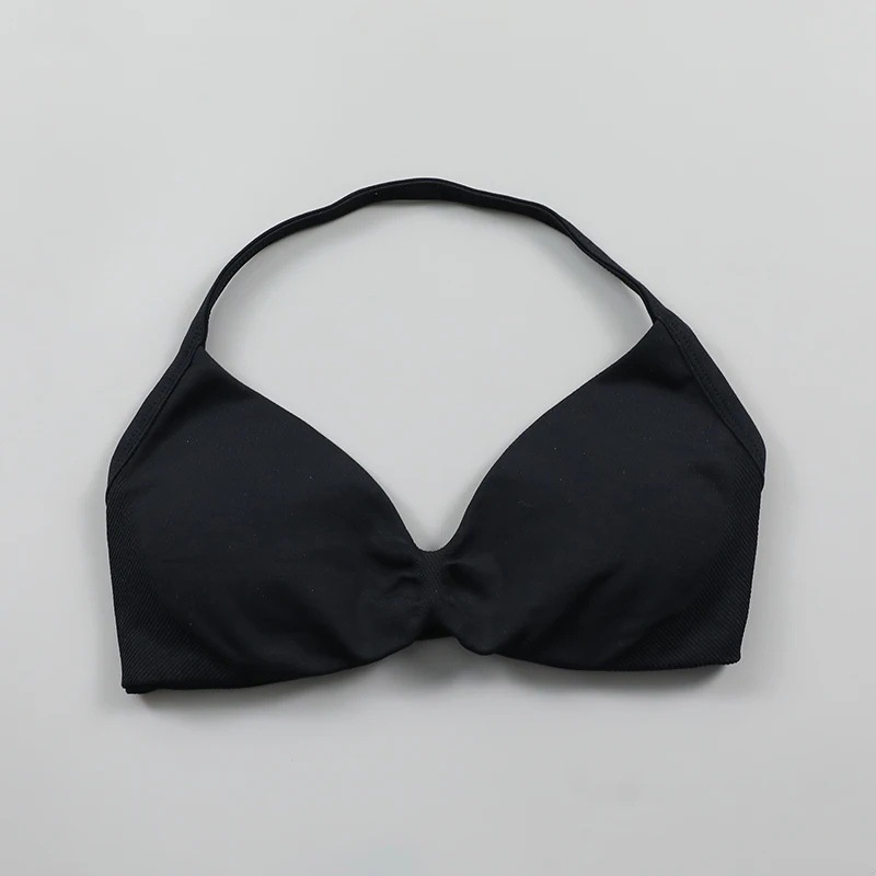 Womens High-intensity Halter Bra With Chest Pads