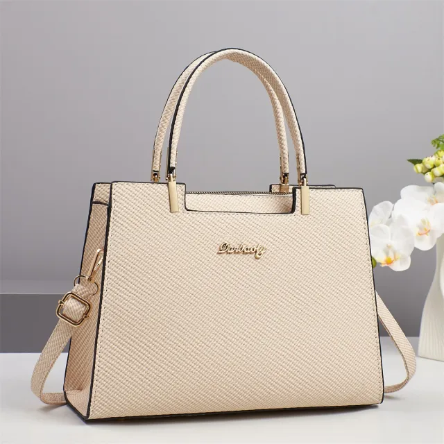 Casual, High capacity Tote Bag Trendy Khaki - Shop at LoveMi