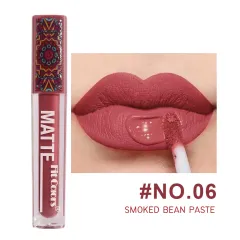 Bohemian Style Lip Lacquer Matte No Stain On Cup Kaleidoscope Lip Gloss Velvet Lipstick - Style 6 - View 1