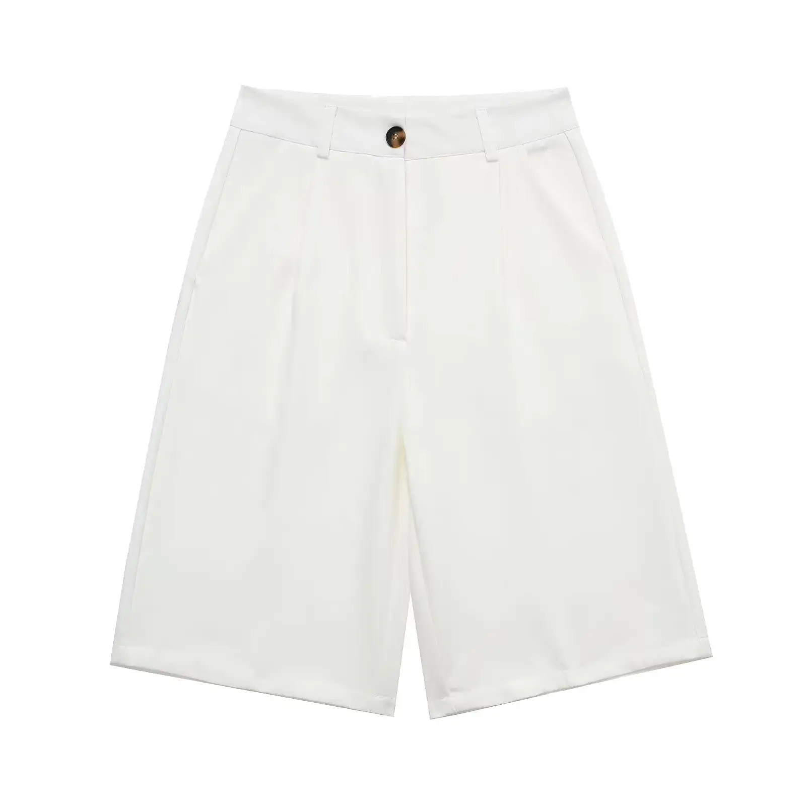 New Commuter-style Solid-color Minimalist Chic Loose Womens Pants