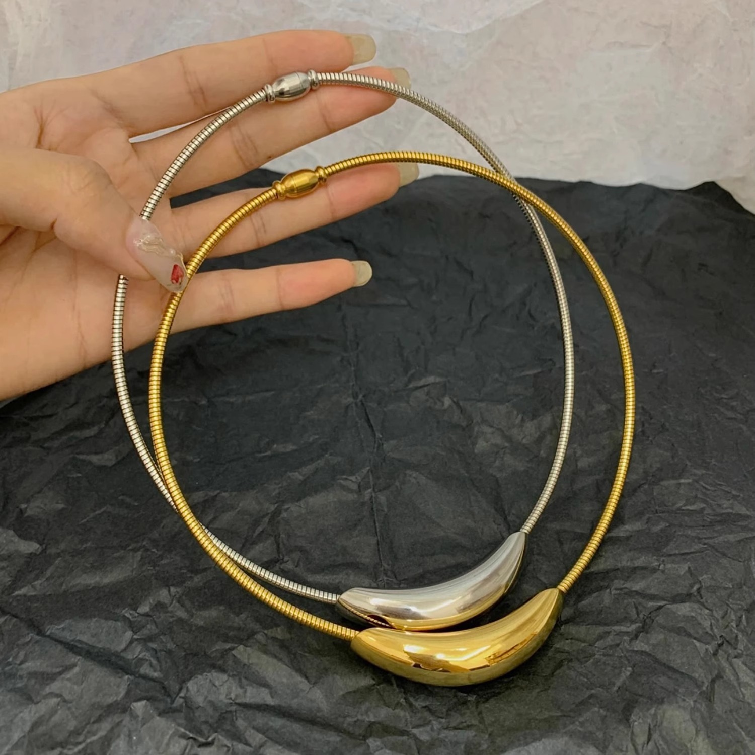 All-titanium Steel Necklace With A Premium Feel