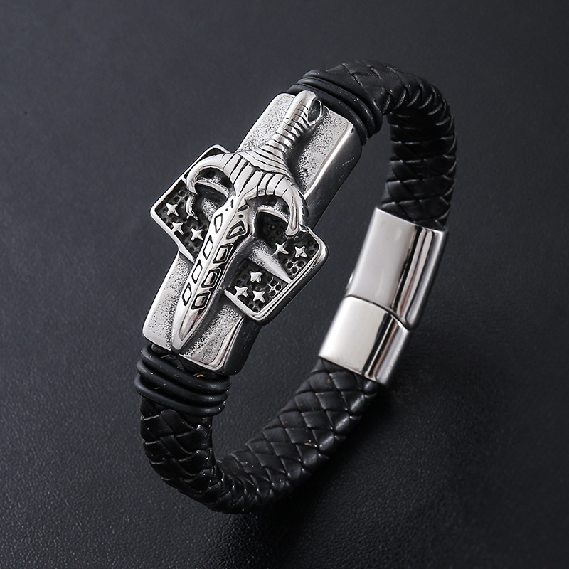 Stainless Steel Cord Bracelet, picture 2 of 2