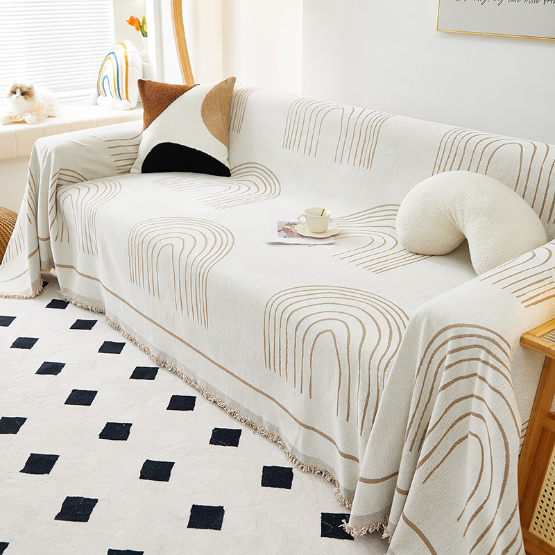 Chenille All-Season One-Piece Dust-Proof Sofa Cover