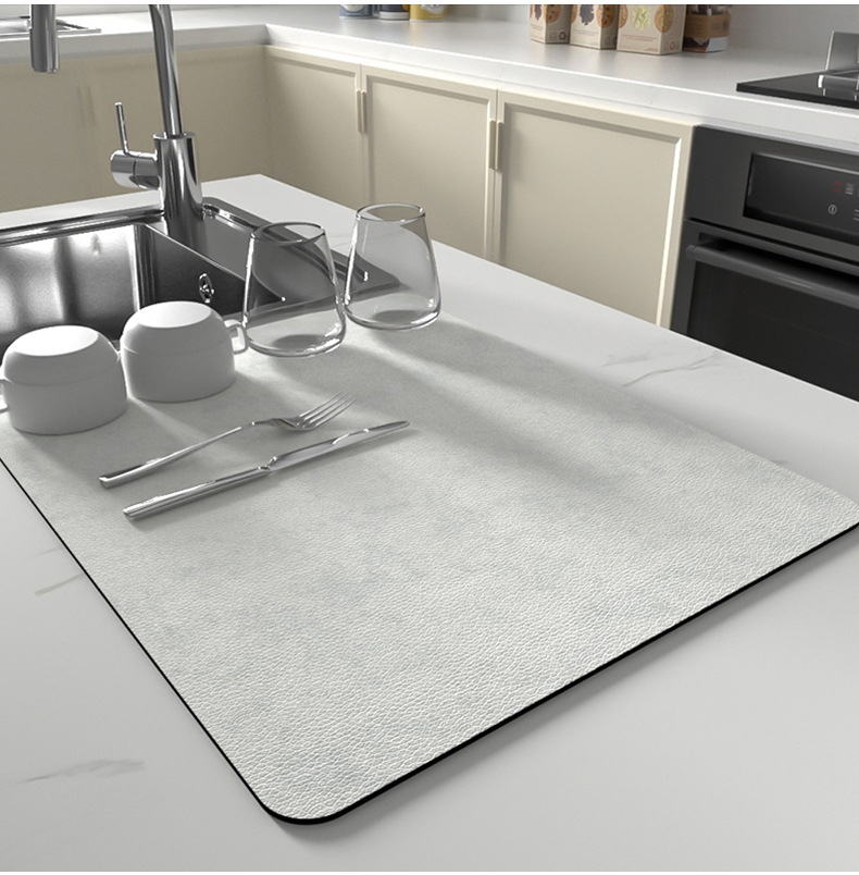 Title 8, Kitchen Countertop Water Draining Pad Absorbent...