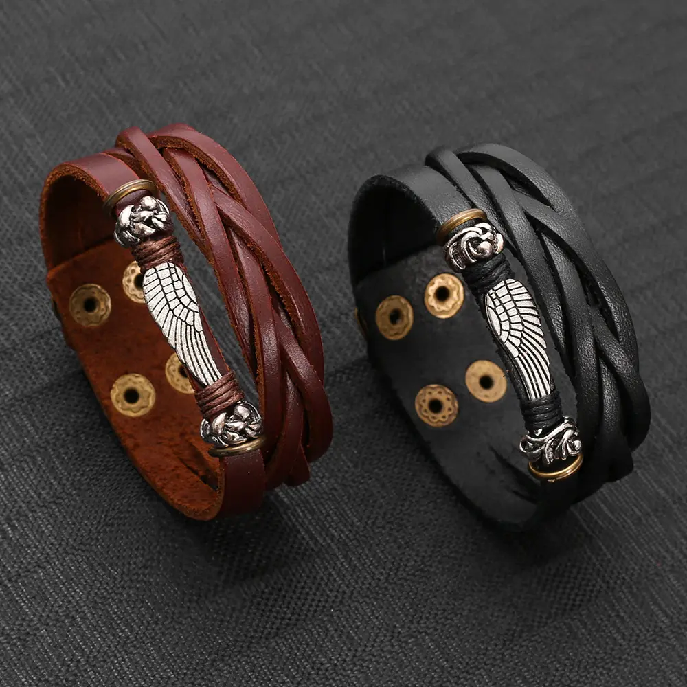 Retro Woven Leather Bracelet