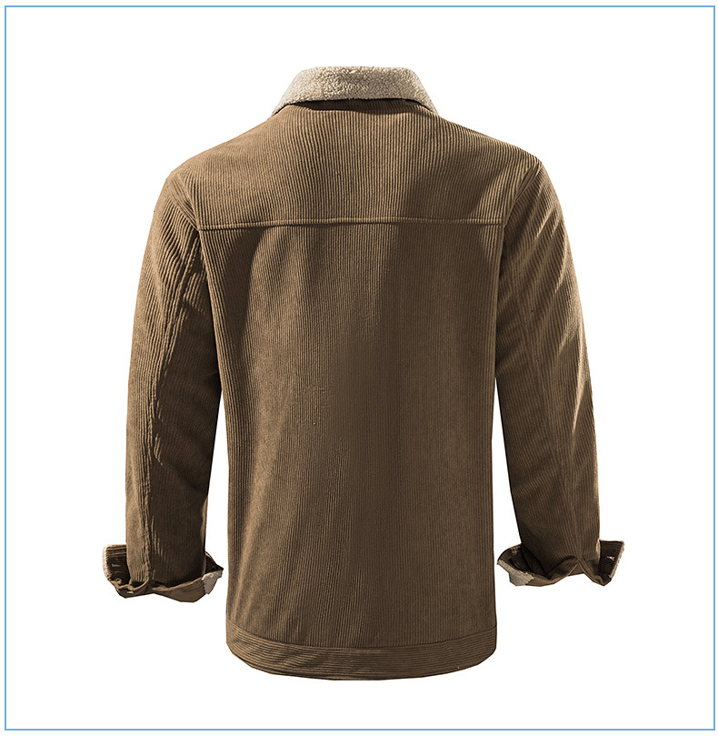 Title 12, Herren Cashmere Jacke Verdickt Groß Loose Casua...