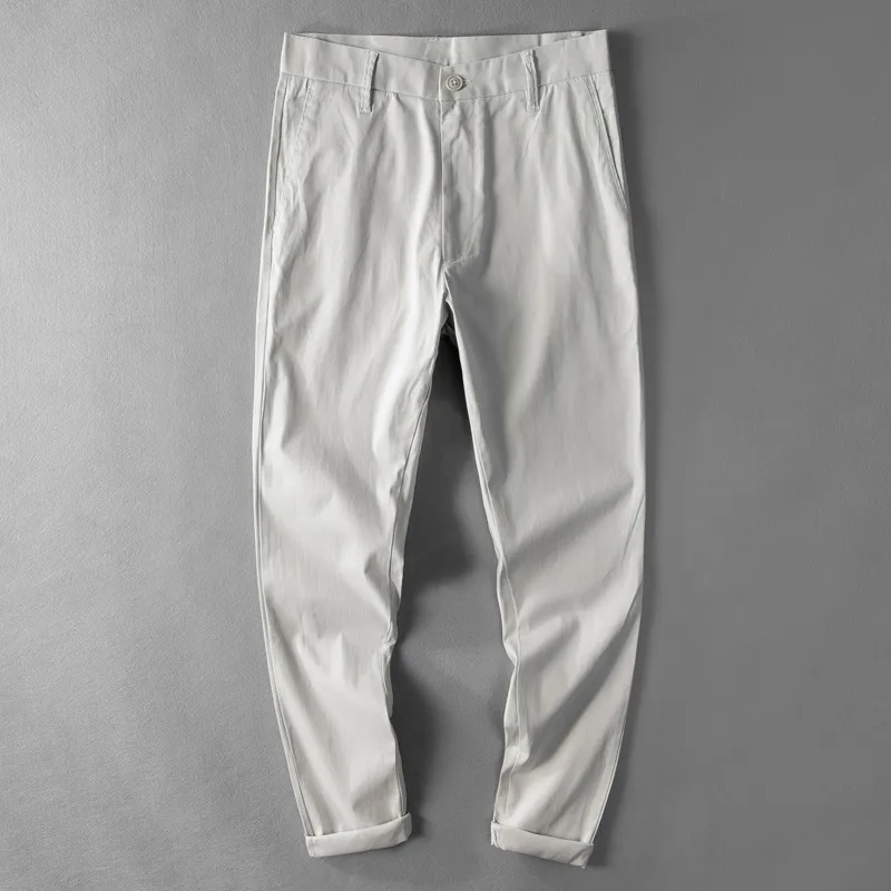 Men's Cotton Slim Fit Stretch Skinny Trousers
