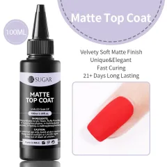 Large Bottle Bottom Rubber Seal Layers Polish Gel For Nail Beauty - Frosted Sealing Layer - View 1