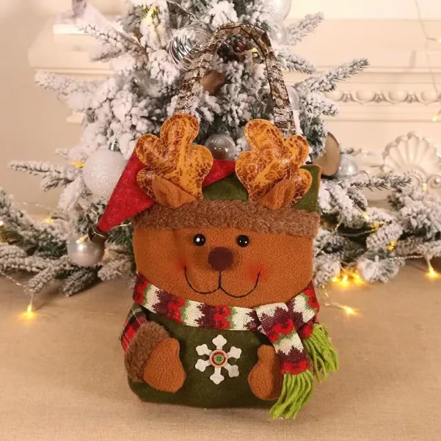 Christmas Decoration Supplies Bark Gift Bag Elk Style - Shop at LoveMi