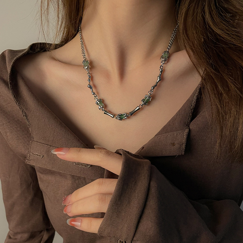 New Chinese Style Special-interest Design Bamboo Necklace