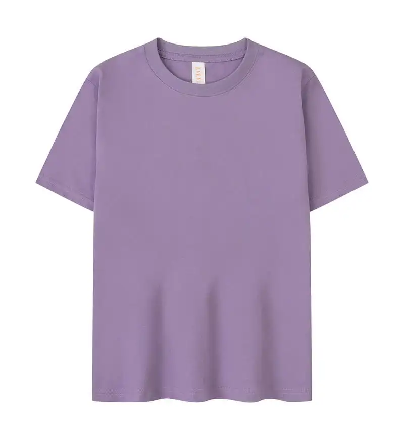 Children's Solid Color Round Neck Short Sleeves T-shirt