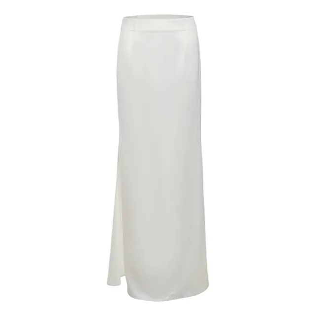 Autumn Elegant Lace Fishbone Bandeau Slim fit Long Dress Suit White Skirt - Shop at LoveMi