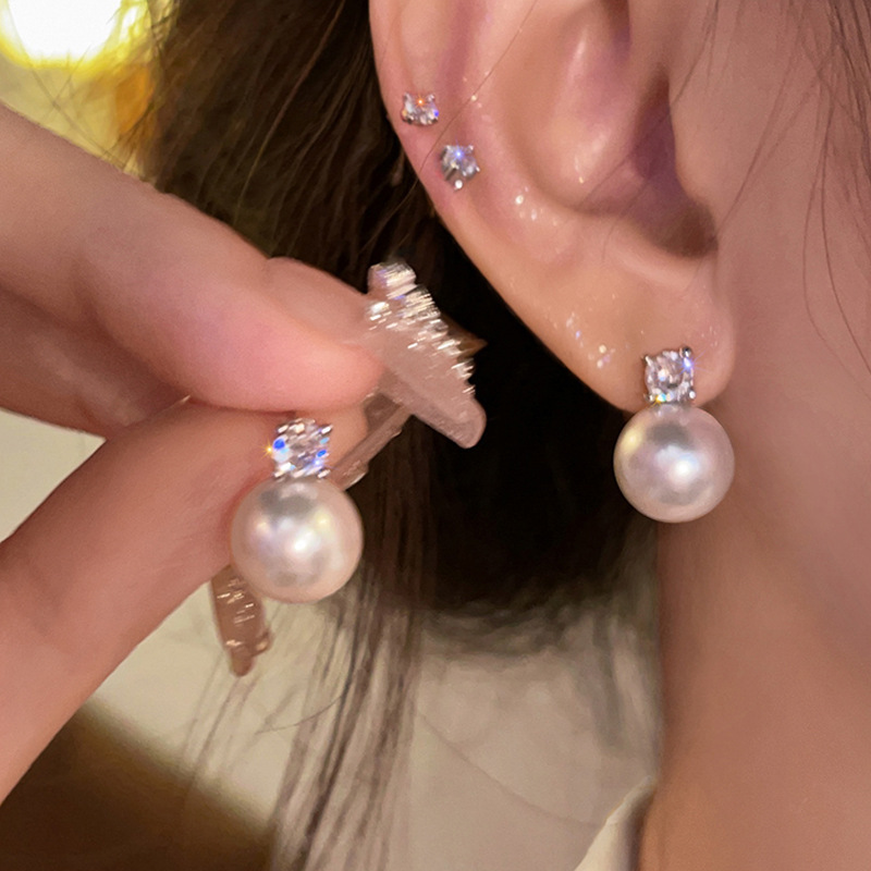 Retro Stud Designer Touch Statement Drop Earrings