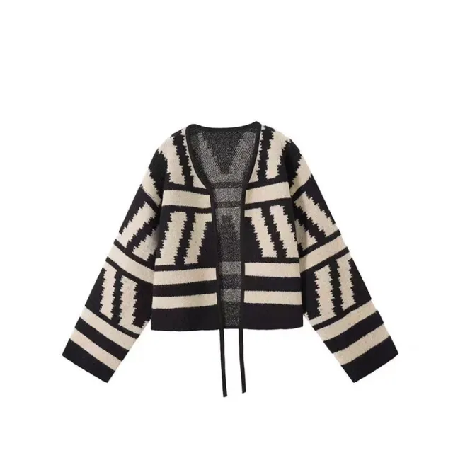 All matching Retro Lazy Fashion Sweater For Women Black - Shop at LoveMi
