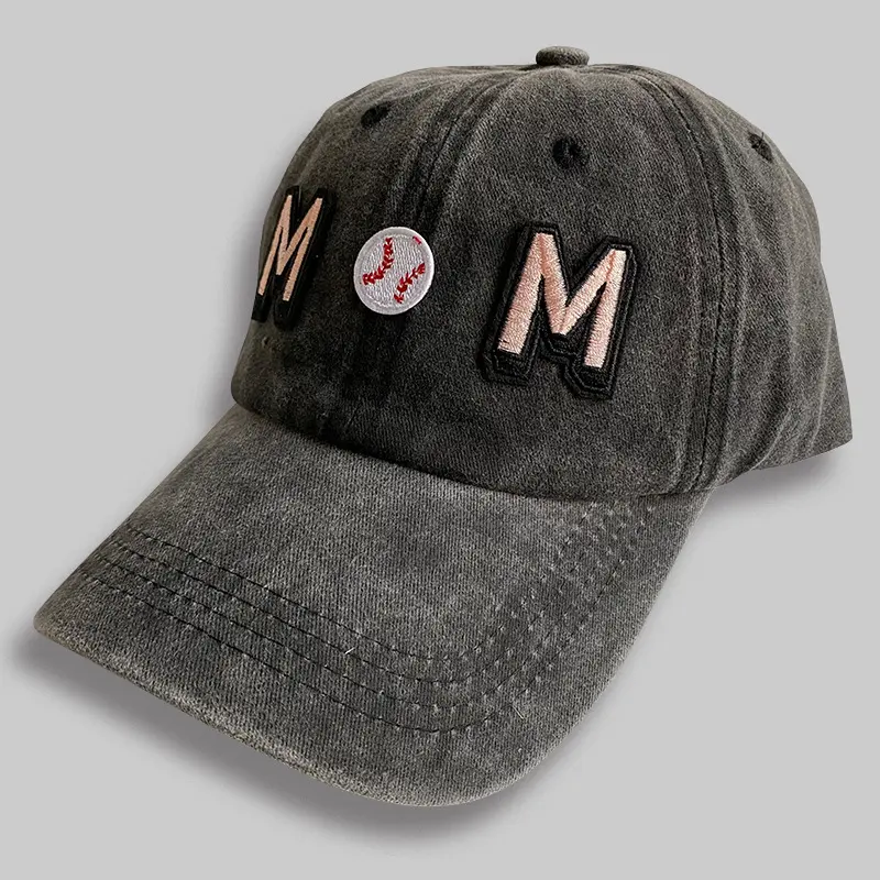Baseball Mother Letter Embroidered Cap Men and Women Sports