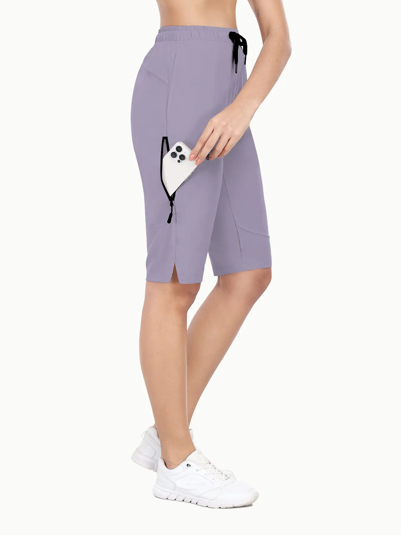 Lightweight Fifth-length Pants Comfortable Mid-length Style