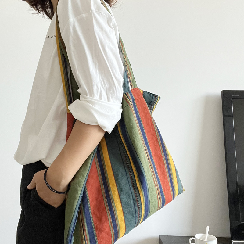 Retro Rainbow Shoulder Bag.