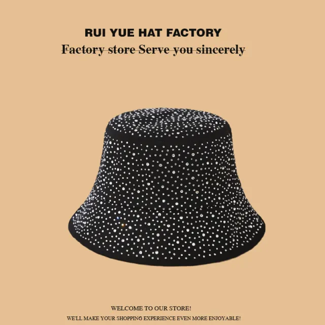 Fashion Summer Dopamine Sun Hat Female Black And White Diamonds - Shop at LoveMi
