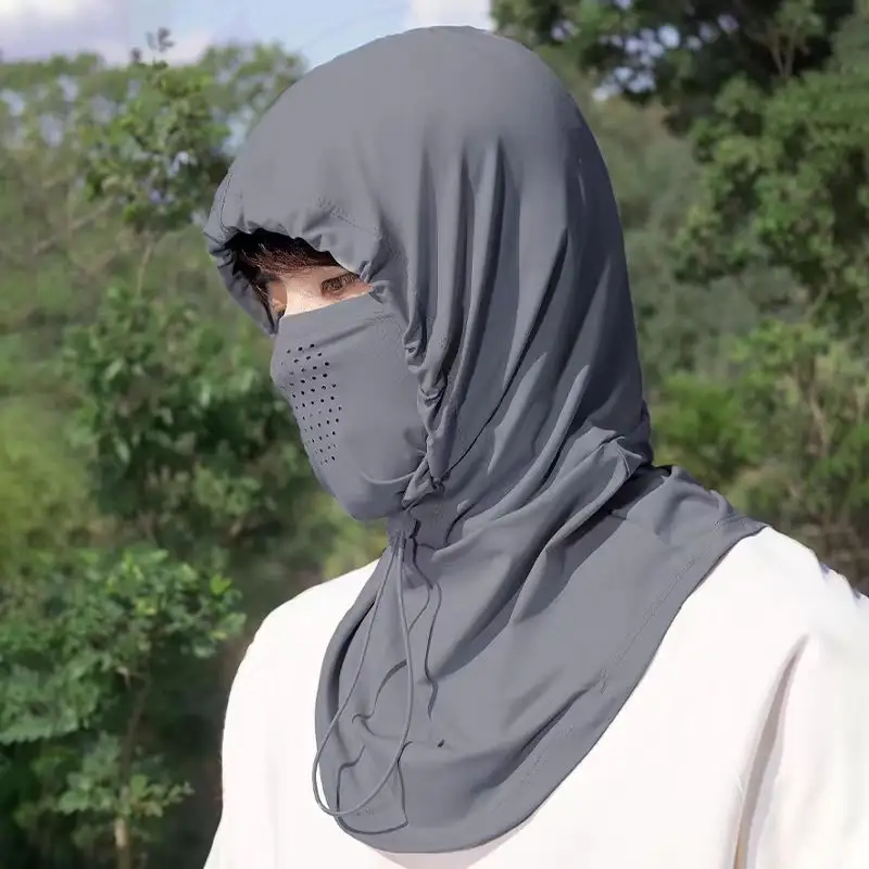 Sun Protection Ice Silk Hat Scarf Neck