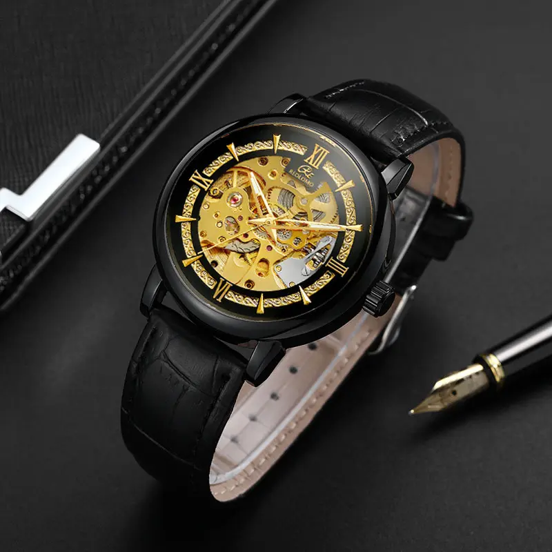 European And American-style Mens Fashionable Hollow-out Mechanical