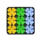 Square Yellow Green Light Blue
