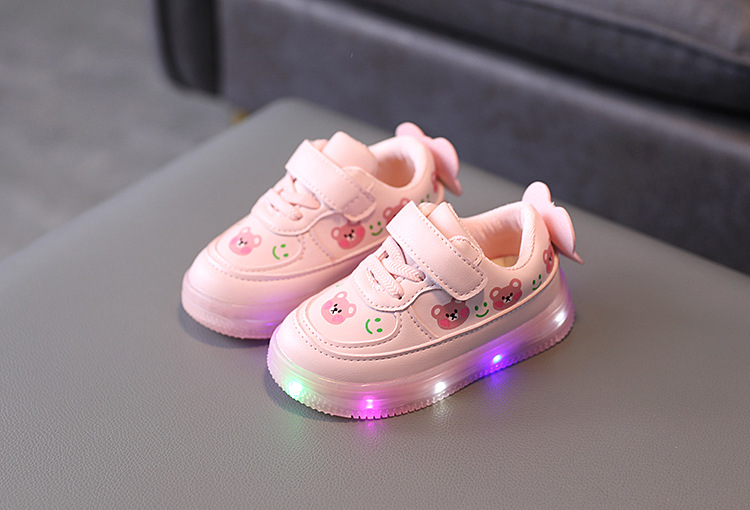 Title 7, Baby soft-soled white shoes for children, comfo...