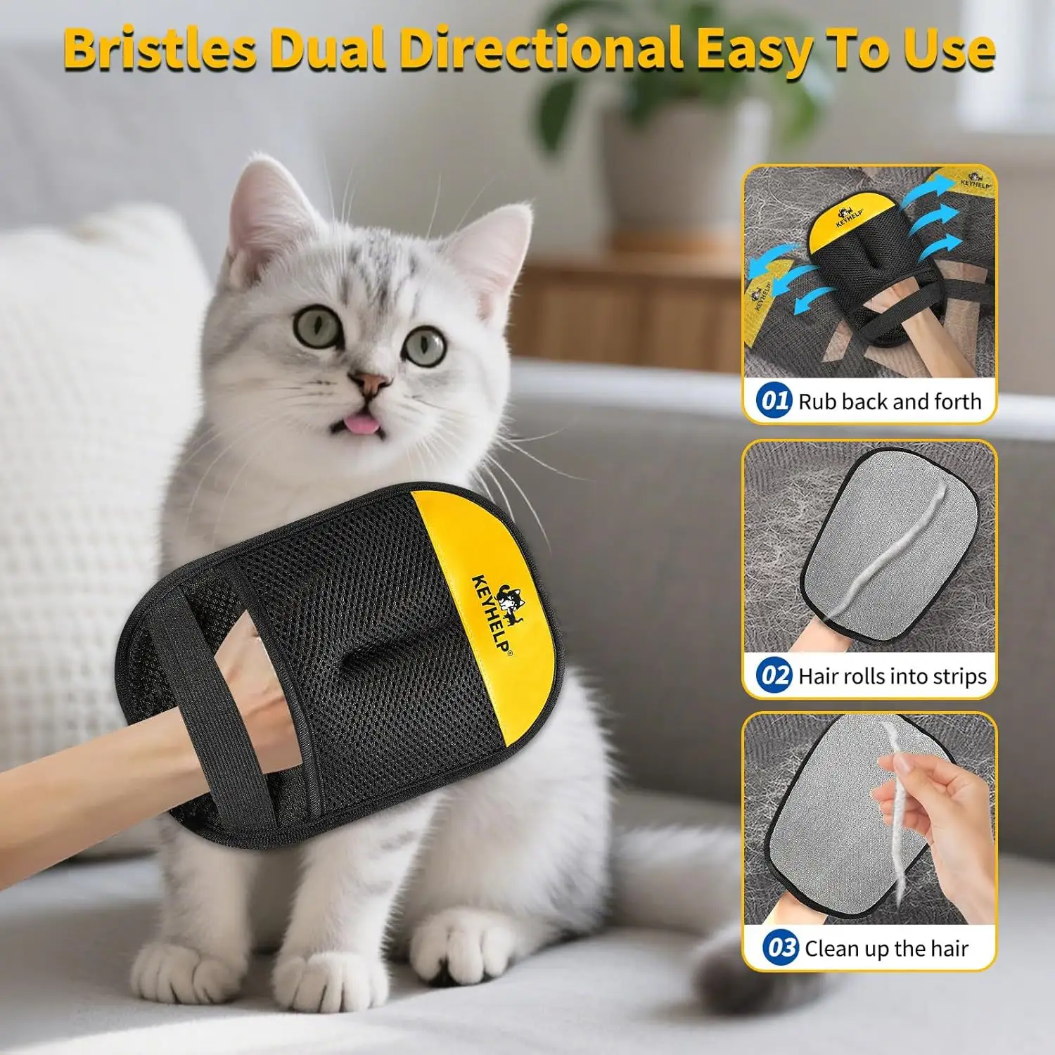 Pet Portable Household Five-Finger Static Hair Removal