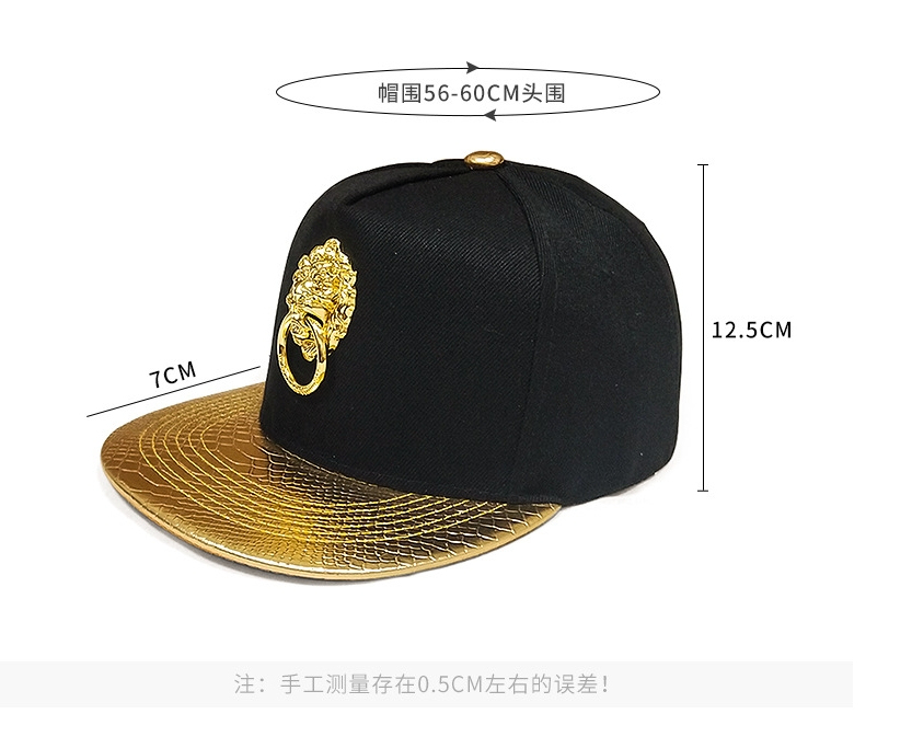 Men's PU Leather Hip-hop Baseball Cap — foto 22