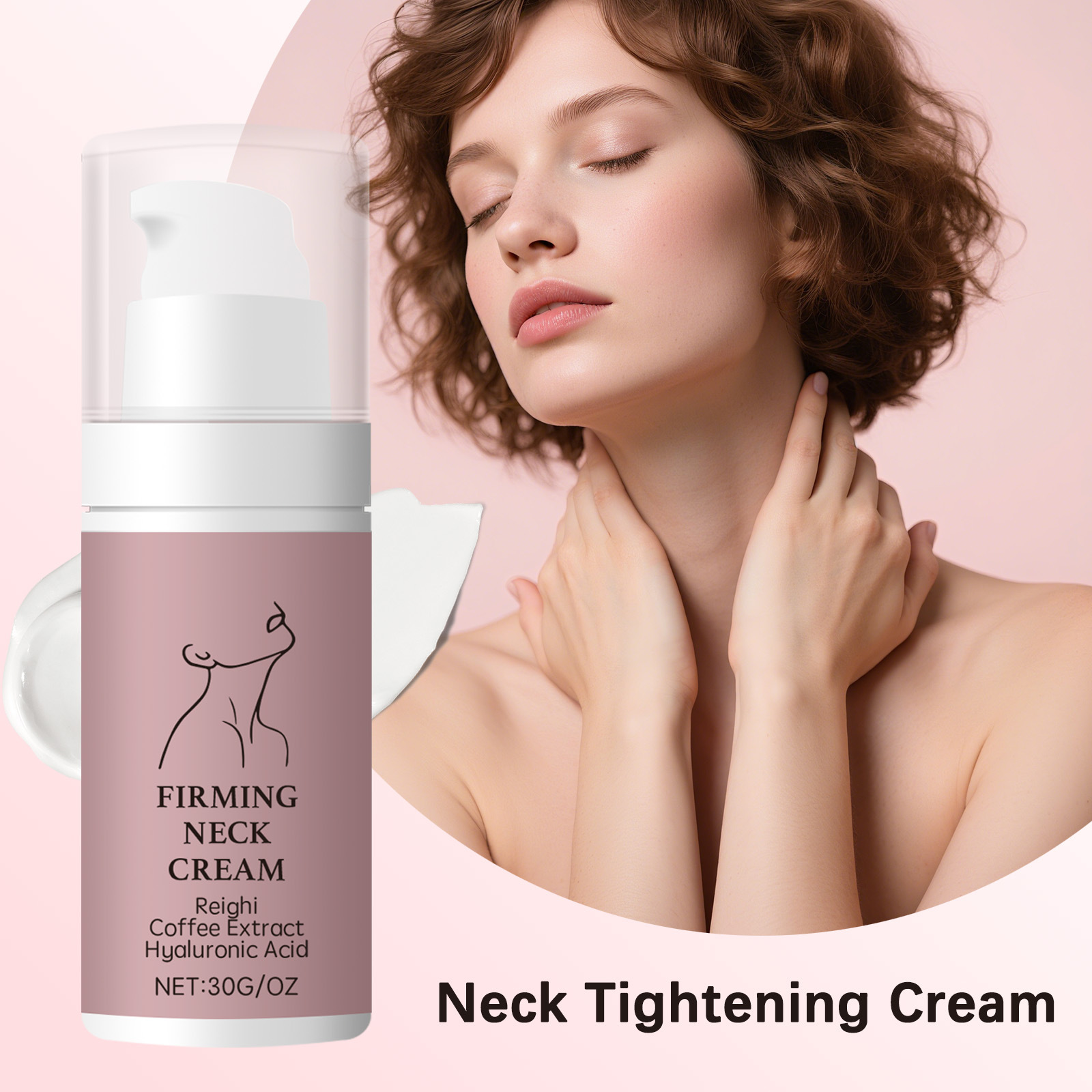 Coffee Extract Mild Nourishing Moisturizing Massage Neck Cream