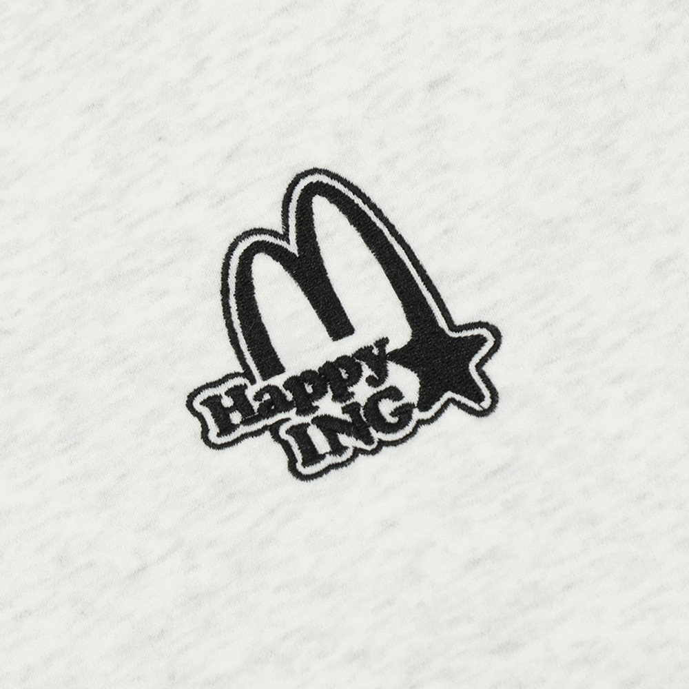 Casual Simple Embroidery Velvet Padded Hooded Sweatshirt