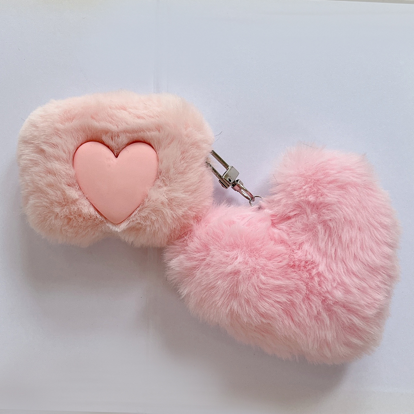 Pink Plush Loving Heart