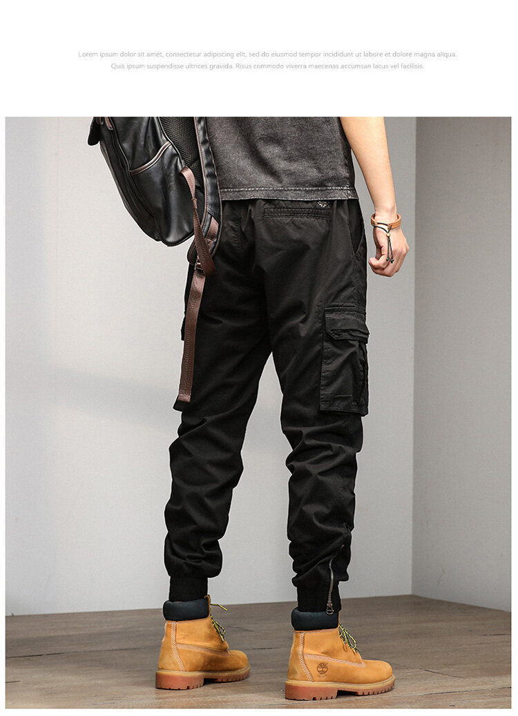 Title 3, New Mens Casual Trousers Youth Popular Overall...