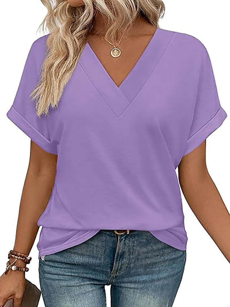 Women's Short Top Batwing Sleeve Shirt