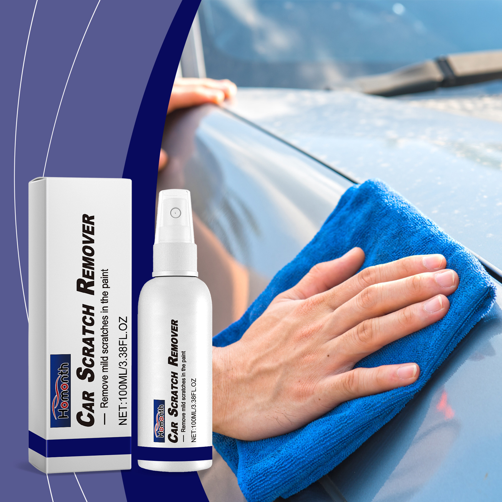 Car Scratch Repair Paint Surface Maintenance Scratch Scuff Coating Refresher For Cars Spray Formulation