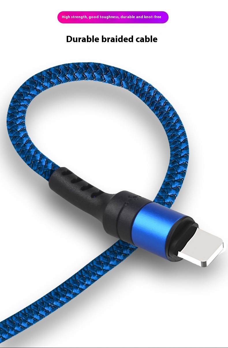 Braided Fast Charge Data Cable Charging - Image 5
