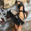 Womens New Plain Chunky-heeled High Heels view 8