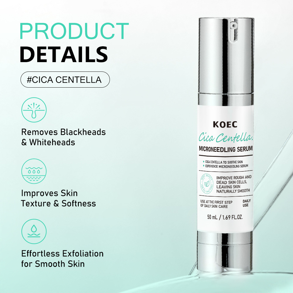 Centella Asiatica Microneedle Serum Soothes Hydrates And Moisturizes