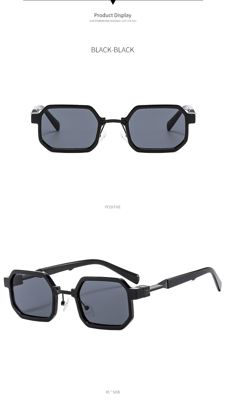 Title 15, Retro Square Small Frame Fashion Sunglasses