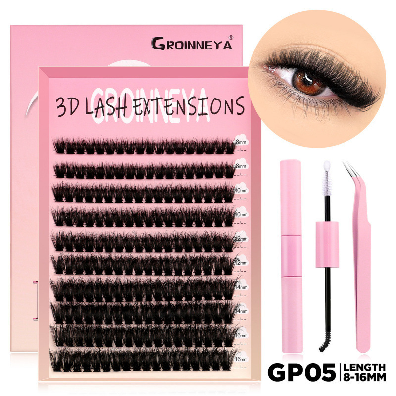 European And American Christmas Dense Segmented High Volume False Eyelash Set 15