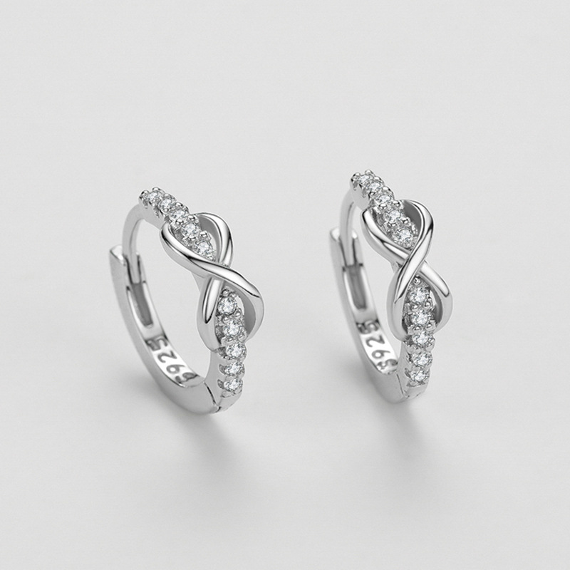 S925 Sterling Silver Amore Infinito Earrings