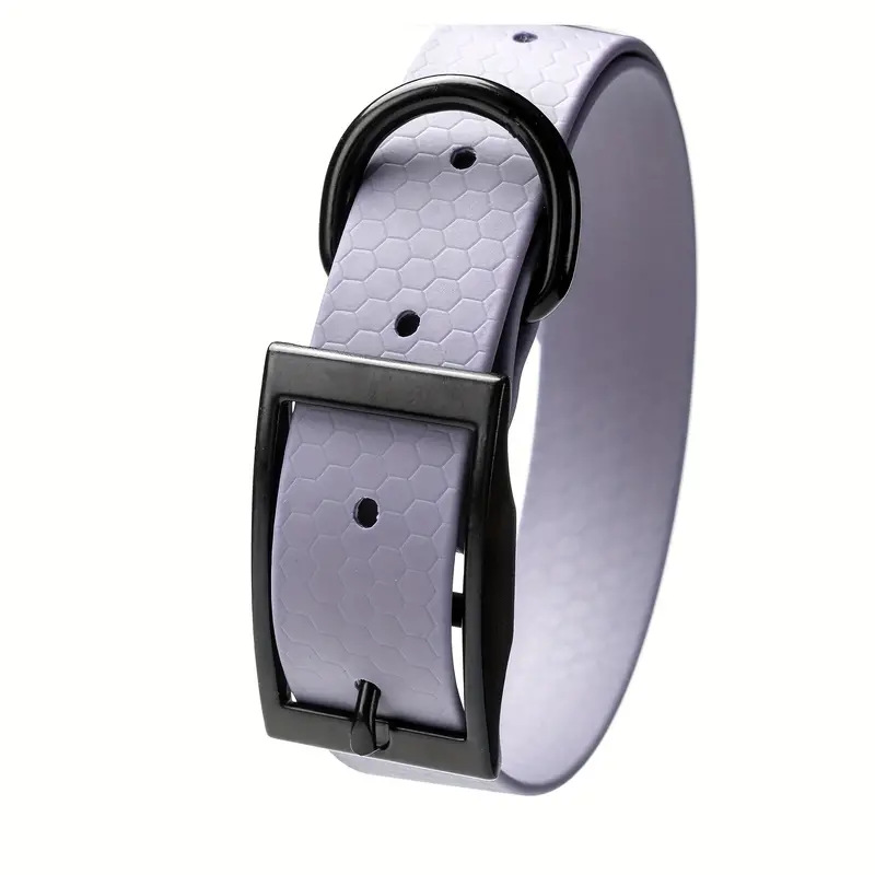 PVC Honeycomb Embossed Collar Waterproof And Stain-resistant For Large Dogs