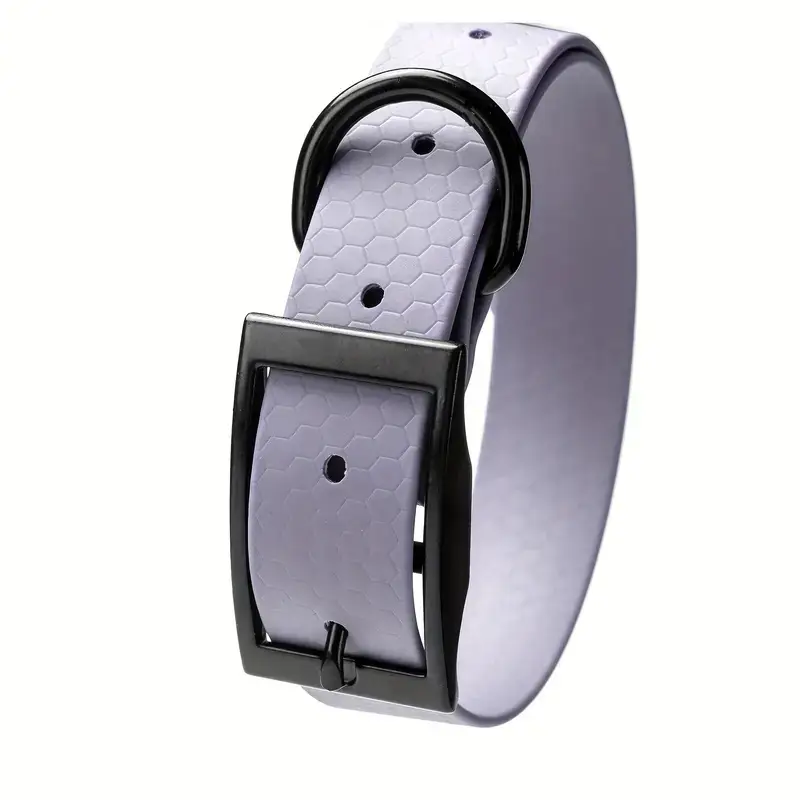 PVC Honeycomb Embossed Collar Waterproof And Stain-resistant For Large Dogs