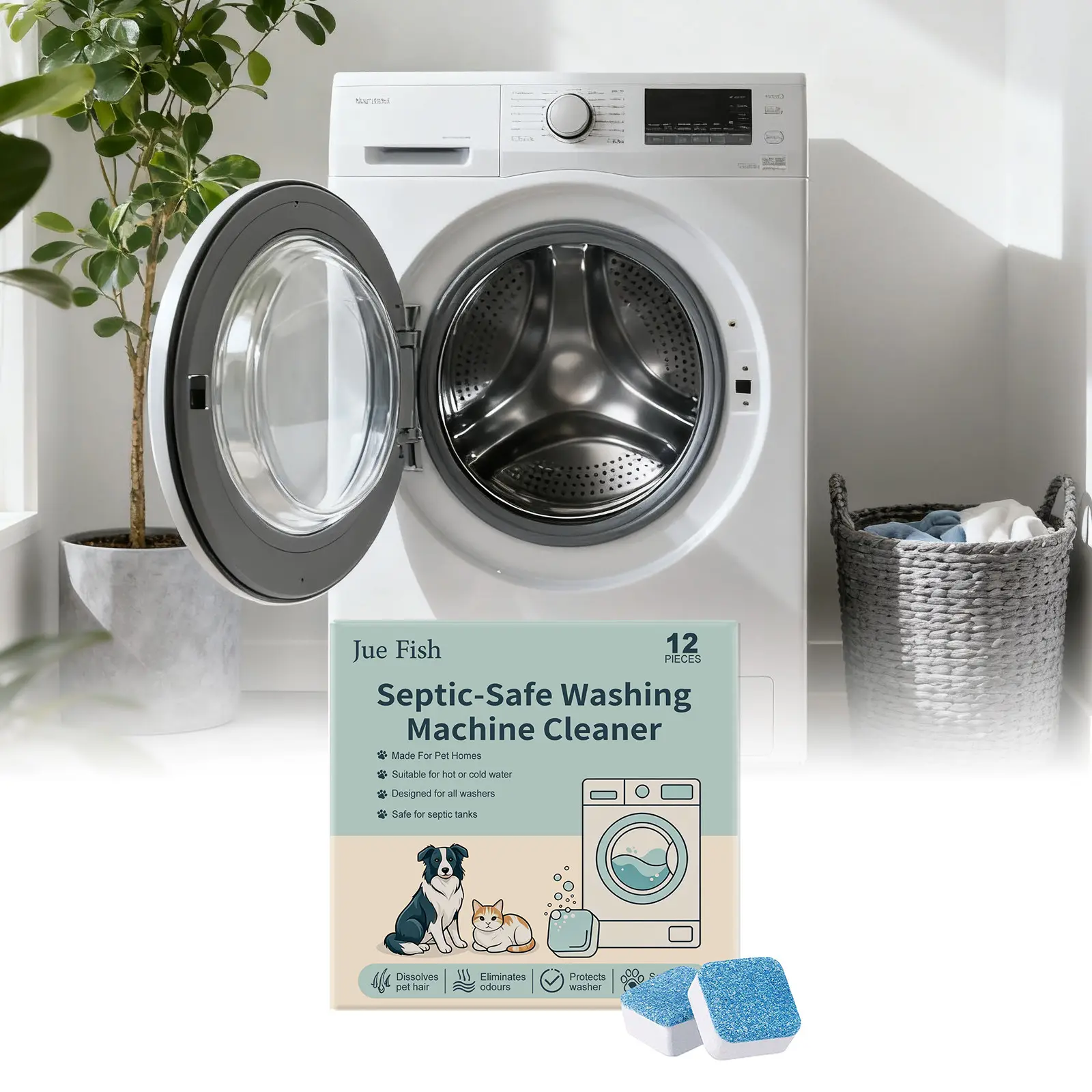 Washing Machine Cleaning Tablets Remove Grime From