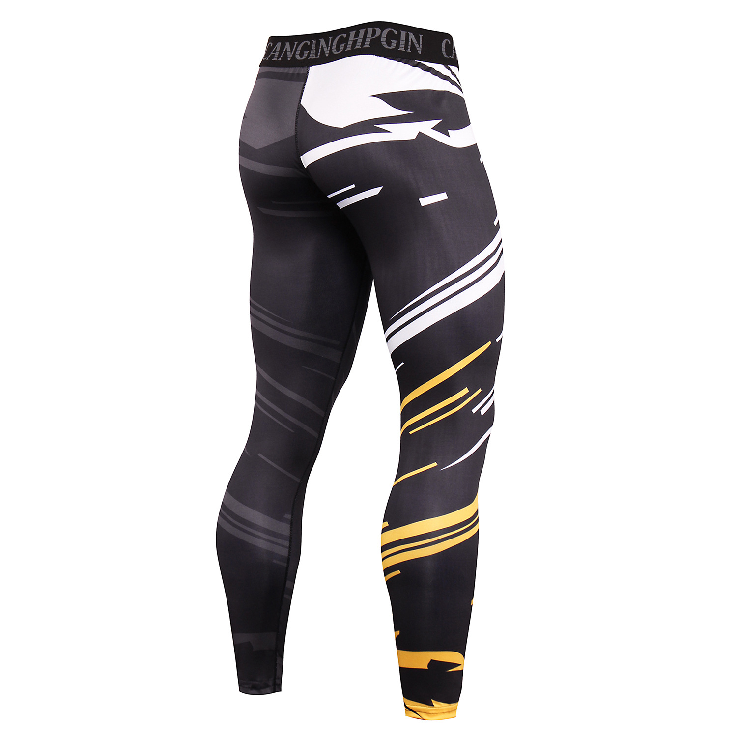 Title 11, Herren High Elastic Compression Pants für Laufe...