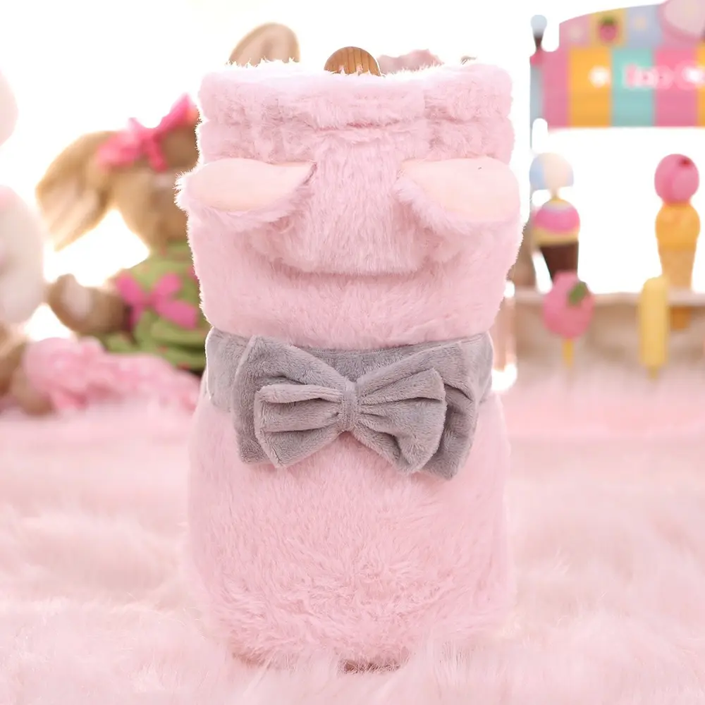 Pet Fleece-lined Thickened Double-layer Plush Two-leg Cotton-padded