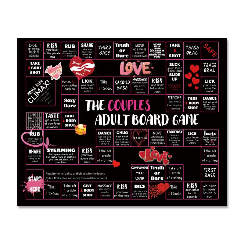 Date Night Drinking Creative Board Game