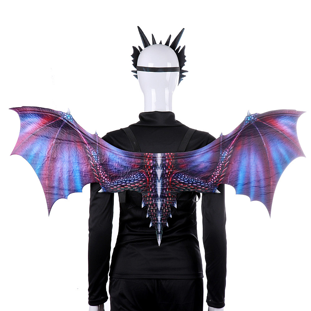 Title 18, Cos Head Cover Men Non Woven Dragon Mask Wings ...