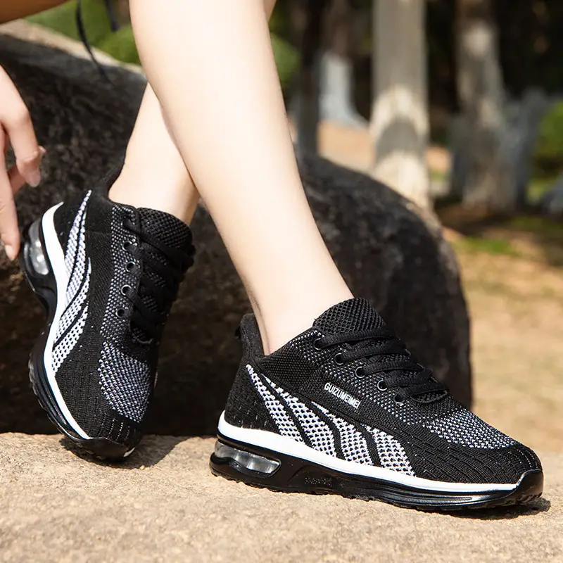 Mesh Women's Breathable Shoes Flying Woven Air Cushion