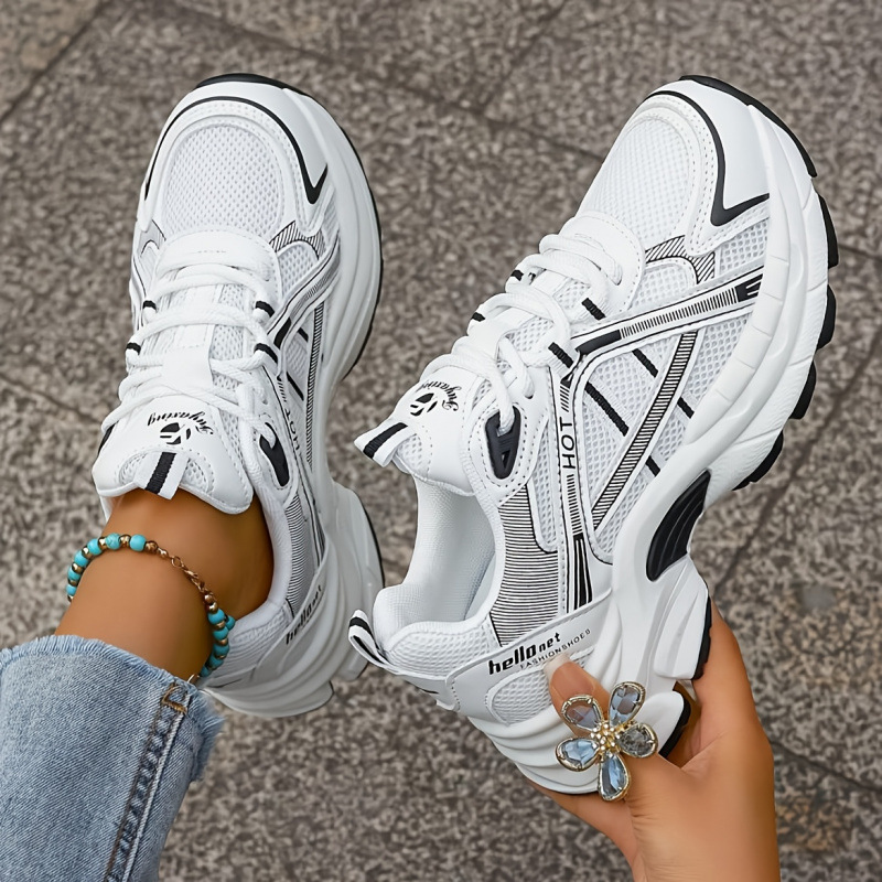 Womens Casual Creative Versatile Printed Sneakers